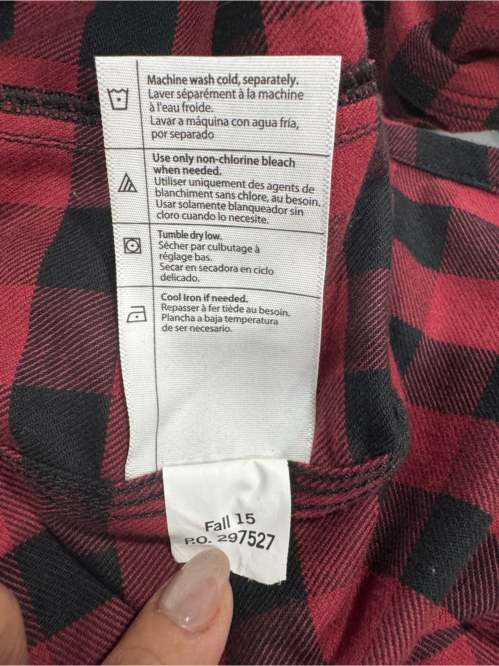 Carhartt Women’s Red Black Buffalo Plaid Flannel Button Front Shirt Size Small - Picture 9 of 11